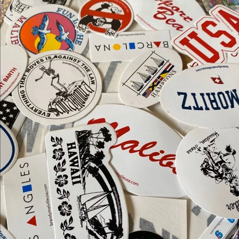 20 Brandy Melville Stickers bundle assortment